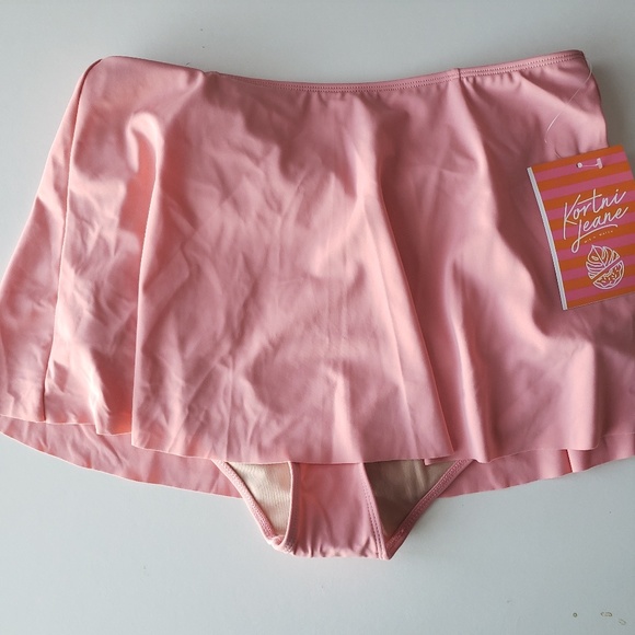 Kortni Jeane Other - Pink Icing Short Swim Skirt